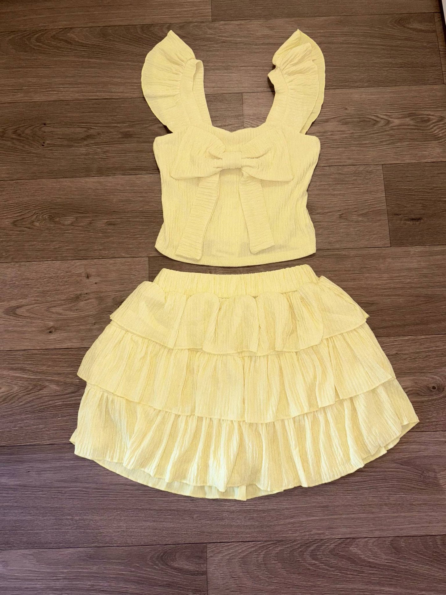Bow skort set