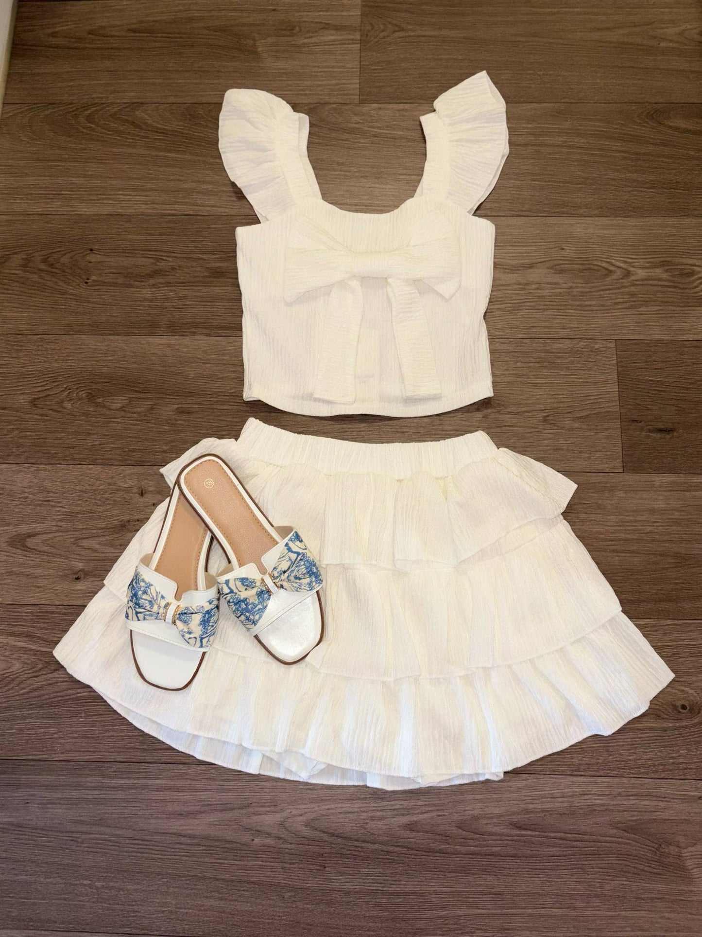 Bow skort set