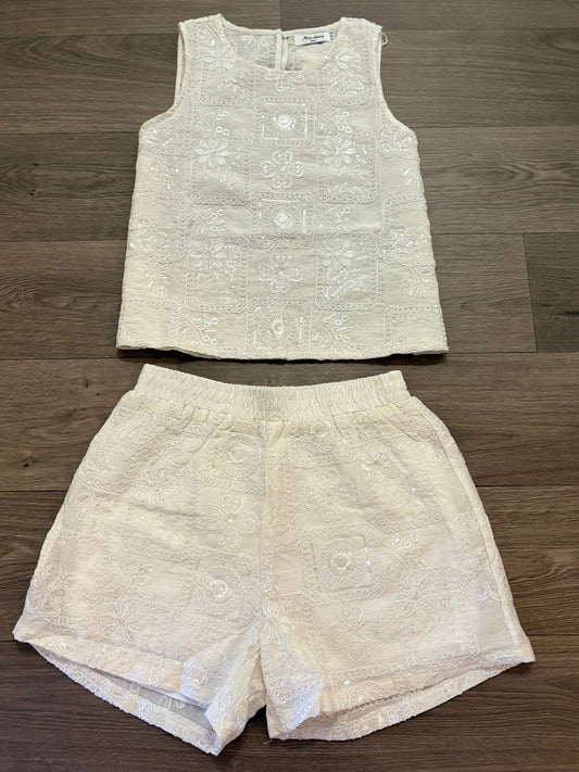 Sequin short set
