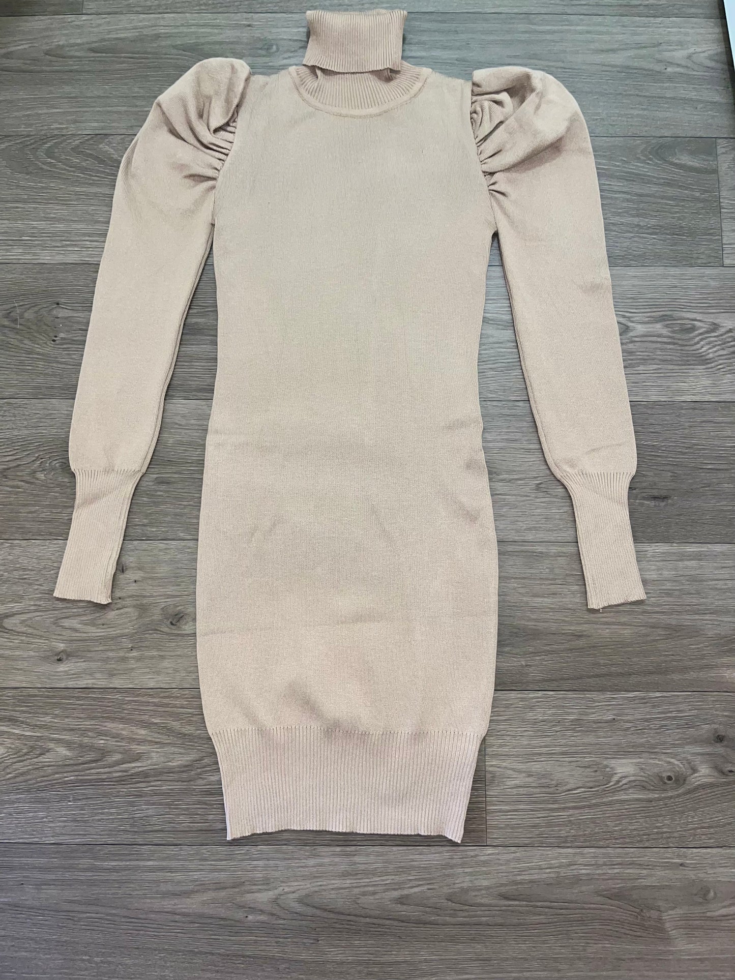 ‘Kacie’ puff sleeve dress