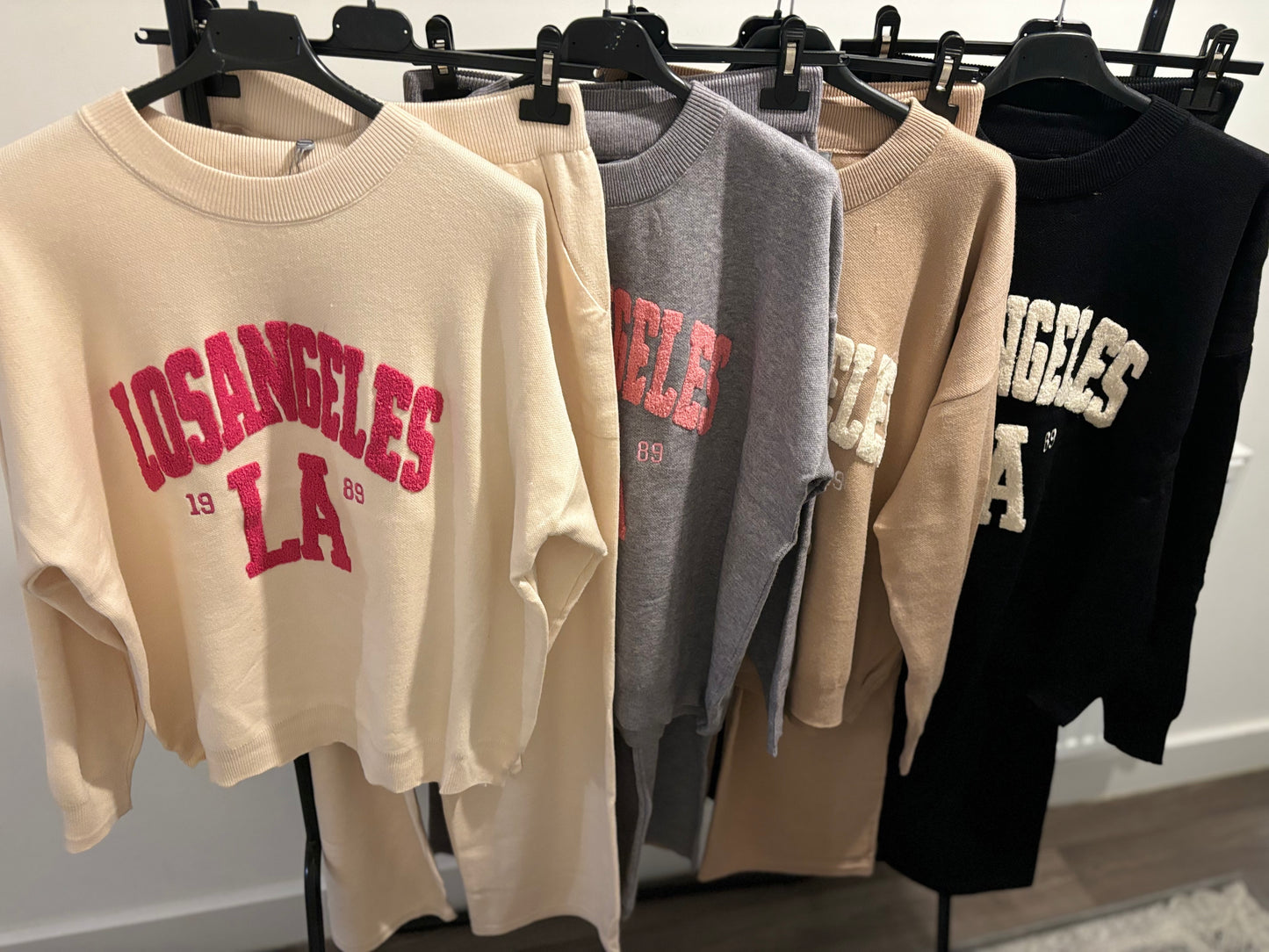 ‘Los angeles’ soft knit loungeset