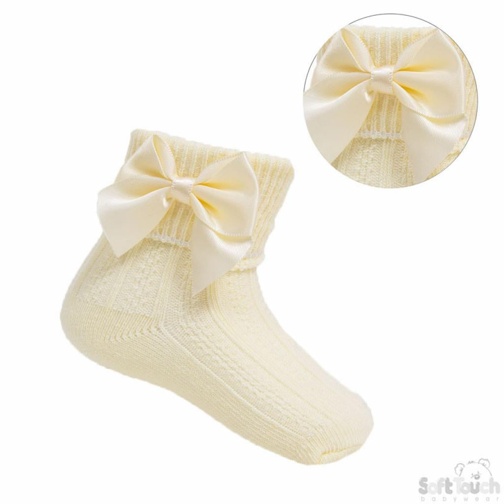 Baby girls ankle bow socks