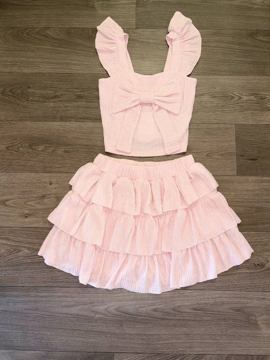 Bow skort set