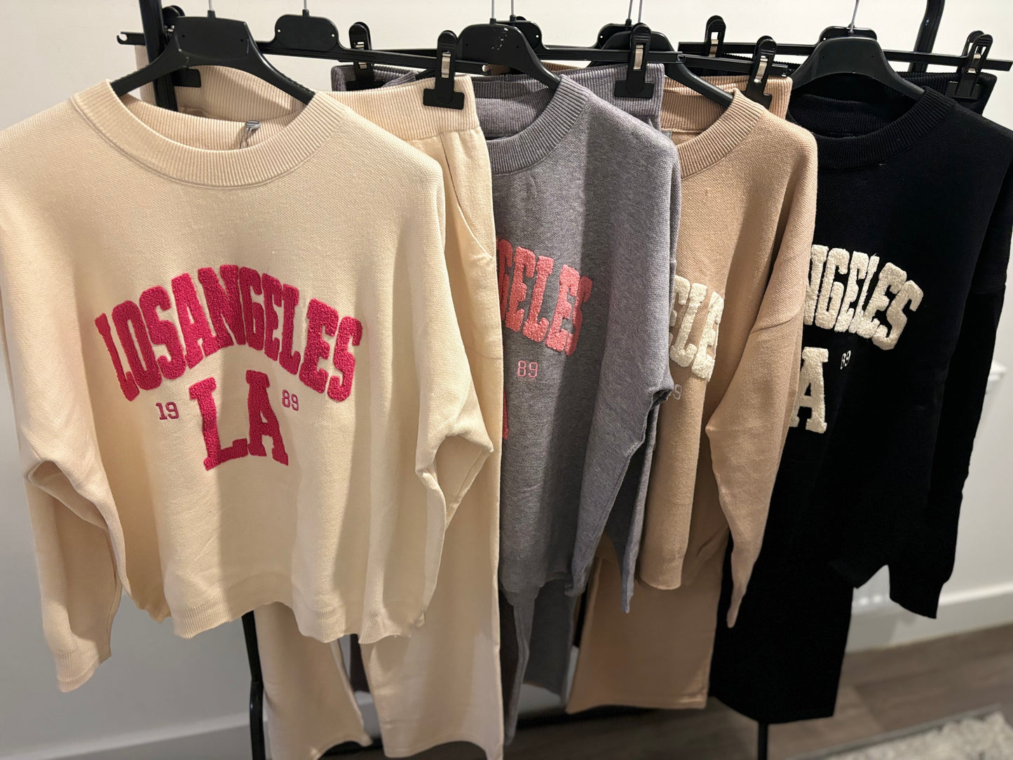 ‘Los angeles’ soft knit loungeset