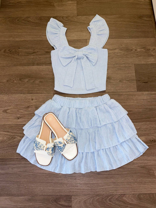 Bow skort set
