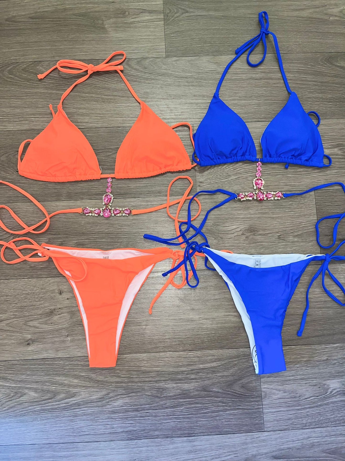 Jewelled bikinis