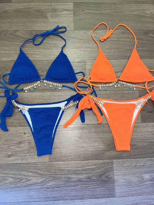 Diamond charm bikinis