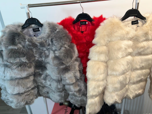 Faux fur jackets